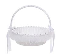 Glinting Flower Girl - Juego de cestas de flores para boda, ceremonia, fiesta