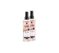 Gliss Acondicionador antipuntas milagro (2 x 200 ml), acondicionador para el cabello reparando fibras dañadas para un sellado duradero de las puntas abiertas, con protección contra el calor hasta 230