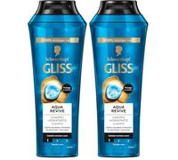 Gliss Champú Aqua Revive 250 ml (Paquete de 2)