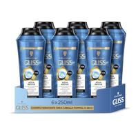Gliss Champú Aqua Revive - Pack 6uds de 250ml (1.500ml)