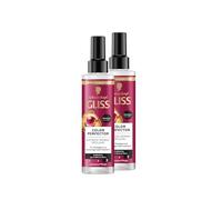 Gliss Express - Acondicionador Colour Perfector (2 x 200 ml), acondicionador para cabellos teñidos, con mechas o teñidos, protección térmica hasta 230 °C