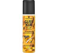Gliss - Kur, oil nutritive, acondicionador reparador del cabello, ideal para las puntas, 6 pack (6 x 200 ml)