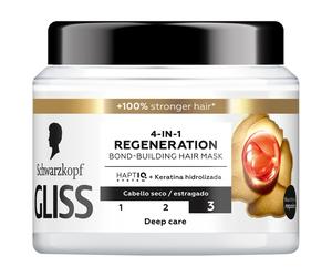 GLISS KUR - Total Repair 4 en 1 Mascarillas para el cabello 400 ml unisex