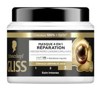 GLISS, Schwarzkopf, Máscara 4 en 1, Reparación, Keratine Líquido, Haptiq