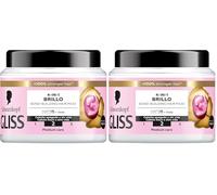 Gliss Schwarzkopf Mascarilla Total, 400 ml, Liquid Silk (Paquete de 2)