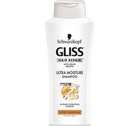 Gliss Total Repair Champú 400 ml - Intensive Repair & Shine for Dry and Damaged Hair, Pack of 2