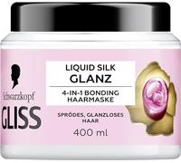 Gliss Tratamiento 4 en 1 de reparación Liquid Silk (400 ml), tratamiento capilar con sistema HAPTIQ y seda para un cabello suave y lleno de brillo, mascarilla para cabello quebradizo y sin brillo