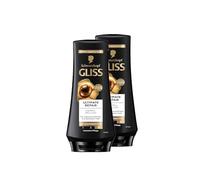 Gliss Ultimate Repair Acondicionador (2 x 200 ml), Acondicionador con queratina líquida y extracto de perlas que ofrece reparación, acondicionador para cabello extremadamente dañado
