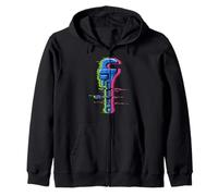Glitch Art Fontanero Llave Tubería Tubo Desagüe Sudadera con Capucha