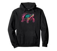 Glitch Art Tortuga Marina Tortugas Tortuga Terrestre Sudadera con Capucha