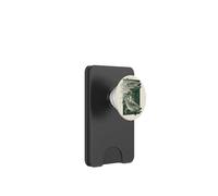 Glitch Trucha Pesca Gráfico Retro Digital Fish Design PopSockets PopWallet para MagSafe