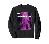 Glitch Vaporwave Estética Japonesa Calle Kanji Sudadera