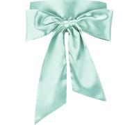 Glitopper Cinturones de satén para mujer, para ocasiones especiales, bodas, bailes, formales, 3.5 pulgadas de ancho, Verde menta, 3.5 x 98.4 inches/ 9 x 250 cm in width and length
