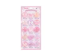 Glitter 3D Stickers - PVC 20 cm, Scrapbook DIY Decals, Floating | Cute Stickers, Sensory Craft Supply For Notebook, Journal, Diary, Laptop, Phone Case, Water Bottle, Girls Birthday, Kids