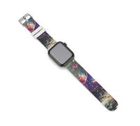 Glitter Angel Unicorm In The Creek - Correa de silicona compatible con IWacth Series 10 9 Ultra 8 7 6 5 SE Correa de repuesto, 42mm/44mm