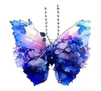 Glitter Butterfly Ornament - Window Sun Catcher for Car | 2D Flying Animal Decoration, Sparkling Rearview Mirror Pendant, Hanging Accessory for Women Adult Student Indoor Outdoor Party Gift