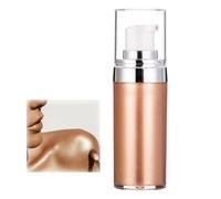 Glitter Cuerpo Maquillaje Crema Líquida, Bronzer Smooth Shine Fundación Líquida, Hidratante Brillante Cara Cuerpo Piel Highlighter Loción Sparkles Y Profundiza El Tono De La Piel 20ml (02#)