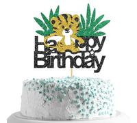 Glitter Decoración para Tartas de Cumpleaño, Happy Birthday Cake Topper, Happy Birthday Decoracion Tartas Cumpleaños Glitter para Fiesta Cumpleaños Decoración de Pastel (B)