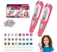 Glitter Diamond Styling Tools Hair Gemstone Styling Set to light up girls' hair, bling bling hair gems, with Reusable Shining Diamonds, Birthday Toys, Girls Only (2 set)