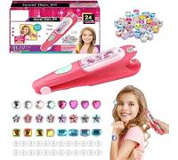 Glitter Diamond Styling Tools Hair Gemstone Styling Set - to Light Up Girls, Hair Gem Styling Set, Reusable Shining Diamonds, for Hair Braiding, Festivals, DIY Hairs (1pcs,pink)