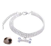 Glitter Dog Collar - Pretty Rhinestone Pet Necklace
