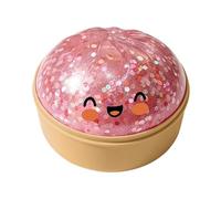 Glitter Dumpling | Daily Use Safety | Pink./White/Gold | Dumpling Sqúíshy | Stress Relief Sensory Ball | Fashionable Design | For Teens Kids Women Men