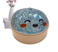 Glitter Dumpling - Shimmer Gel TPR 4 Inch, Giant Rainbow Stress Relief Ball | Rare Pink Mysterious Bun Fidget Toy for Teens Adults Students in Classroom Home Office Car Ride and Travel