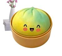 Glitter Dumpling - Shimmer Gel TPR 4 Inch, Giant Rainbow Stress Relief Ball | Rare Pink Mysterious Bun Fidget Toy for Teens Adults Students in Classroom Home Office Car Ride and Travel