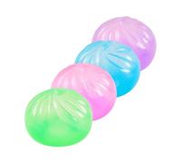 Glitter Dumpling, Soft Slow Rebound Sensory Squeeze with Stretchy Texture, Stress Relief Dumpling for Kids and Adults, Fun Collectible for Christmas Stocking Stuffer Office Home Bedroom