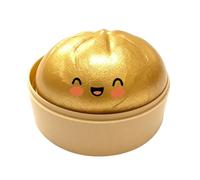 Glitter Dumpling Squeeze , Bun Shape Stress Relief Ball for Calming and Relaxation, Soft Slow Rising Squishy Sensory , Fidget for Studying Working Travel Home Office Classroom Car Ride