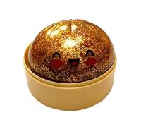 Glitter Dumpling Squeeze , Bun Shape Stress Relief Ball for Calming and Relaxation, Soft Slow Rising Squishy Sensory , Fidget for Studying Working Travel Home Office Classroom Car Ride