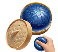 Glitter Dumpling Toy, Slow Rising Sensory Ball, Stress Relieving Fidget Ball with Soft Material, Squeeze Toys, Sensory Relief Toy with Sturdy Design, Kids Adults Accessory for Home