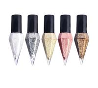 Glitter Eye Wand, Shiny Liquid Pen Set, Ultra Fine Tip 0.5mm Applicator with Control, Longwear Pigment Ink Formula, Finish Style Glow Effect, Stage Makeup Wear Party Use