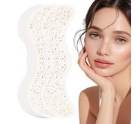 Glitter Face Stickers - Temporary Gold Stickers | Face Transfer Decor, Freckles Waterproof Śtickers with 10x Festival Halloween Makeup Dancer Costume Party Accessories Women Men