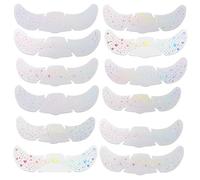 Glitter Freckles, Adhesive Face Decor, 5.91x2.05 inches Temporary Patch Set, Long Lasting Star Heart Design for Kids Cosplay Pride Festival Concierto Birthday Wedding Carnival Use