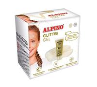 Glitter Gel Alpino Fiesta color dorado formato unicolor de 6 unidades| Gel purpurina con base transparente| Purpurina líquida color dorado