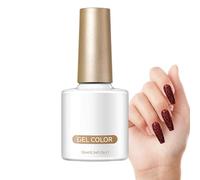 Glitter Gel Nail 10ml Fashion Color Shimmer Fine Burgundy Cherry Red UV LED Soak Off Ñail Gel For Salon Manicure Design