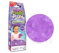 Glitter Gelli Play Purple de Zimpli Kids, convierte mágicamente el agua en una sustancia viscosa gruesa y brillante, juguetes Montessori para niños mayores de 3 años, juego acuático para niños, regalo