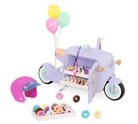 Glitter Girls - Accesorios para muñecas de 36cm - Scooter y donuts de juguete - Postres y accesorios de juguete - Sonidos y luces - 3 años + - Scooter repartidor de donuts