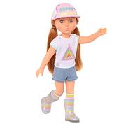 Glitter Girls Astrid, muñeca articulada de 36 cm con Ropa de Camping