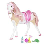 Glitter Girls - Bonnie - Muñecas Glitter Girls - Caballo de 36 cm - Crin y cola rosas con oropeles plateados para el cabello - Juguete para niños a partir de 3 años