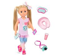 Glitter Girls- Muñeca de 35,56 cm con Accesorios de Viaje, Pelo Rubio, Percy 14" Doll W Travel Accessories, Blonde Hair, Color, Talla única (Branford 062243440166)