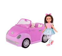 Glitter Girls Coche descapotable púrpura con muñeca Candice