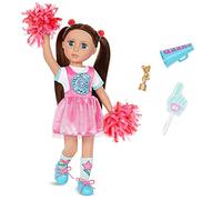 Glitter Girls Deluxe Alfie - Muñeca móvil de 36 cm con ropa, accesorios y pelo largo castaño para peinar - juguete a partir de 3 años (14 piezas)