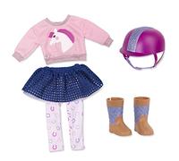 Glitter Girls Galope y Brillo, Conjunto Ecuestre para muñeca 36 cm