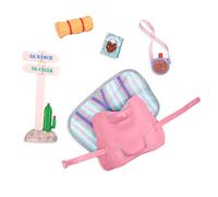 Glitter Girls- Juego de equitación Horse GG HORSEBACK RIDING TRAIL ACCESSORY SET, sólido, Color multiple, S (GG57240Z)