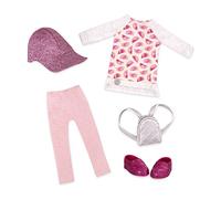 Glitter Girls Ropa para muñeca, túnica y Mallas con Accesorios