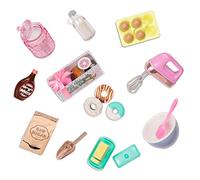 Glitter Girls - Set de repostería GG Donut - Play Food, batidora y accesorios de cocina - Set de cocina para muñecas de 36 cm - Juguetes y accesorios infantiles - 3 años +
