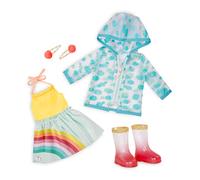 Glitter Girls Smile! Rain Or Shine, Conjunto de Lluvia para muñeca