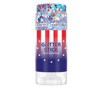Glitter Hair Stick - Waterproof 4th Of July Face Makeup And Hair Accessories Set | Shimmer Body Glitter Crayon For Patriotic Festival Styling And Party Looks | Independence Day Celebration